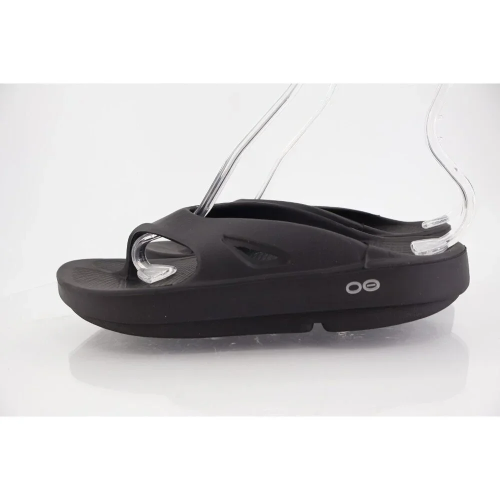 Oofos Men's OOriginal Sandal Size 8 Recovery Sport Slide Stress Relief Black